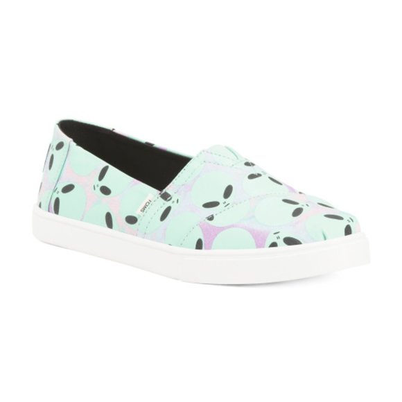 Toms Shoes - Toms Glow In The Dark Alien Slip On Shoes NIB